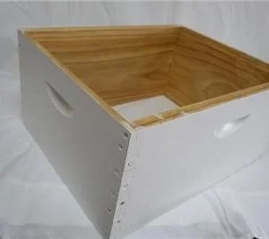 Wax Dipped and Painted 10 Frame Box